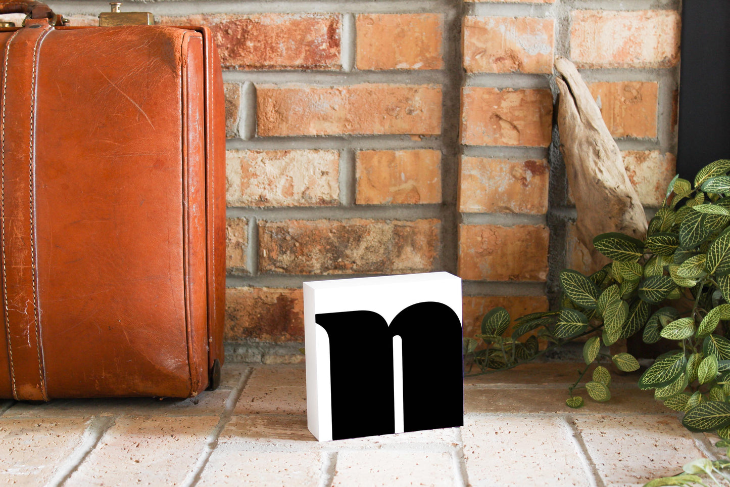 Fun Chunky Monogram N | Wood Block | Eaches | Min 4