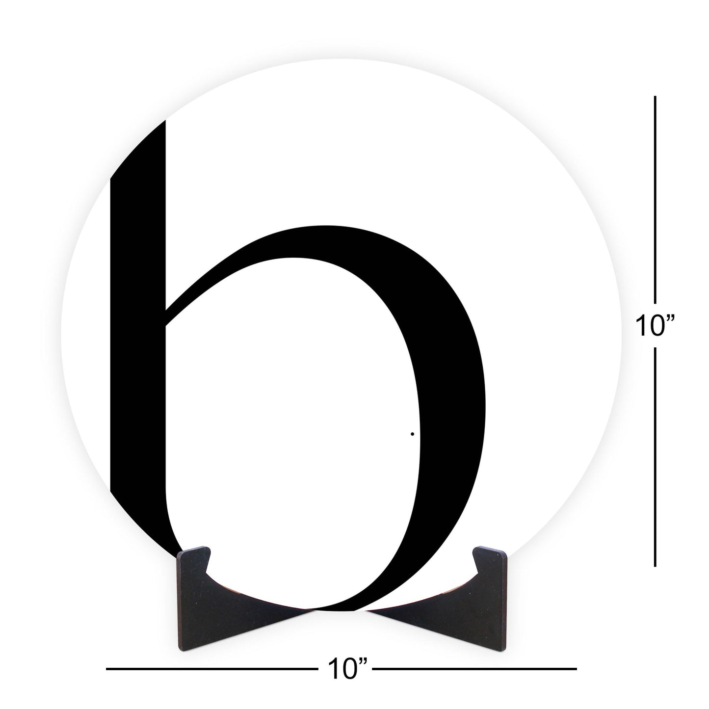Minimal Monogram B | Wood Sign | Eaches | Min 1