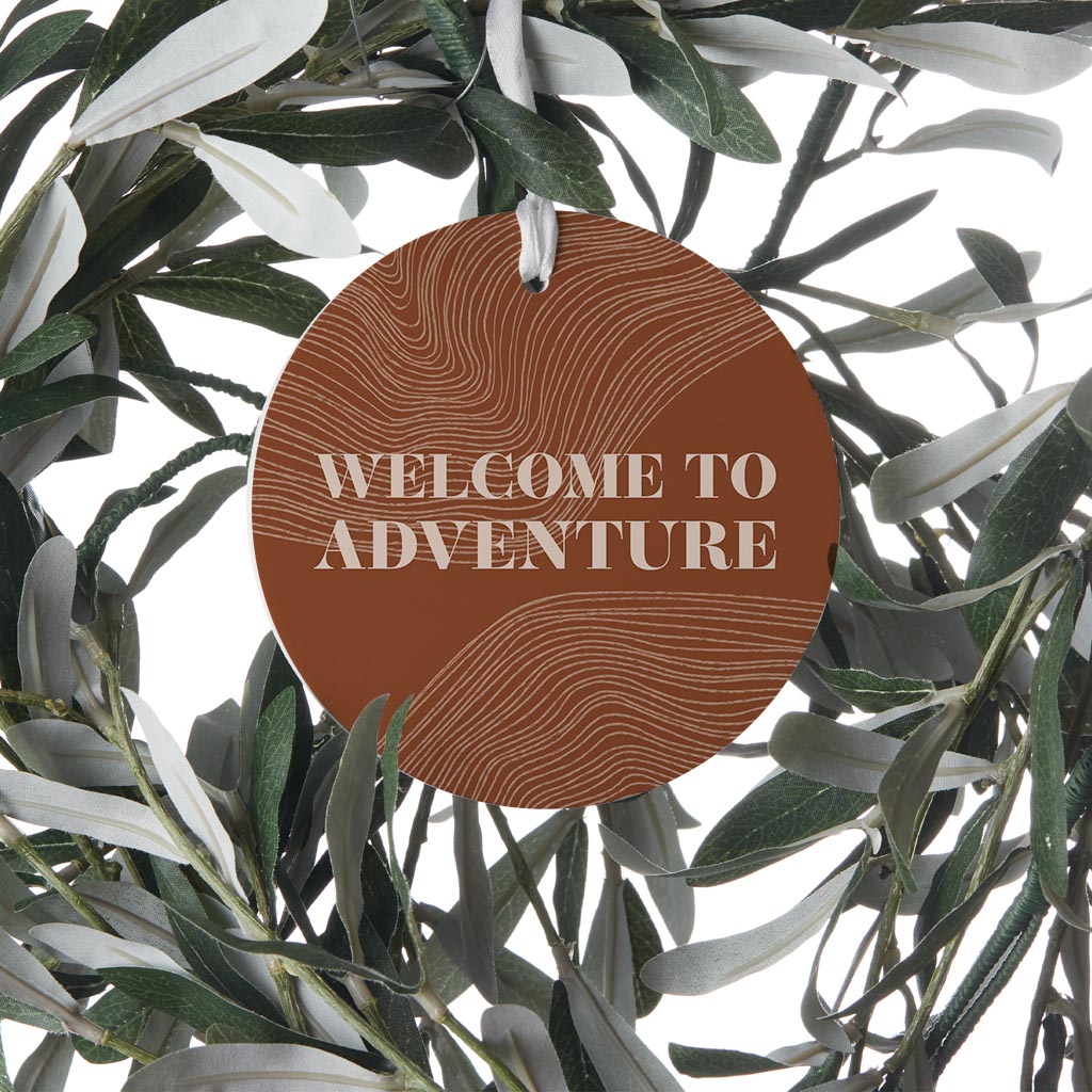 Modern Minimalist Pennsylvania Adventure Quip| Wood Ornament | Eaches | Min 6