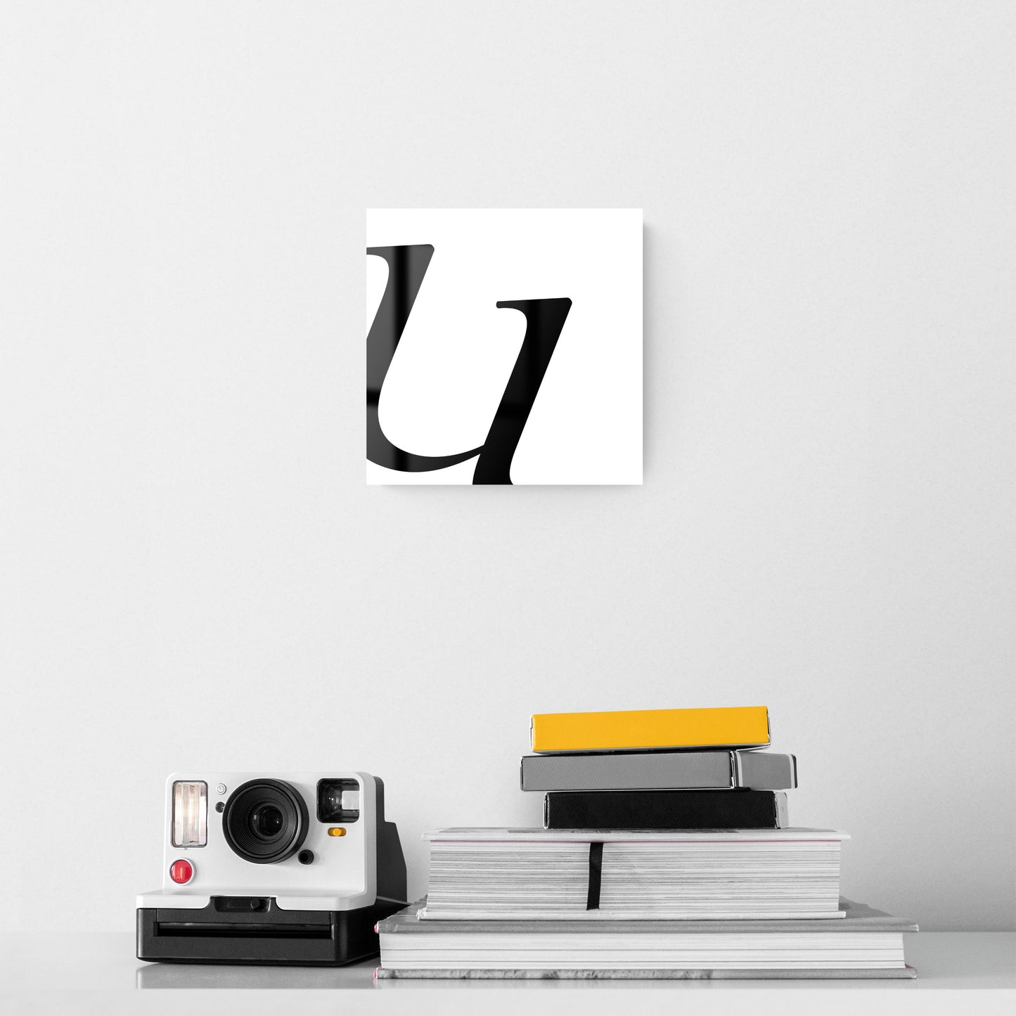 Minimal Monogram U | Hi-Def Glass Art | Eaches | Min 2