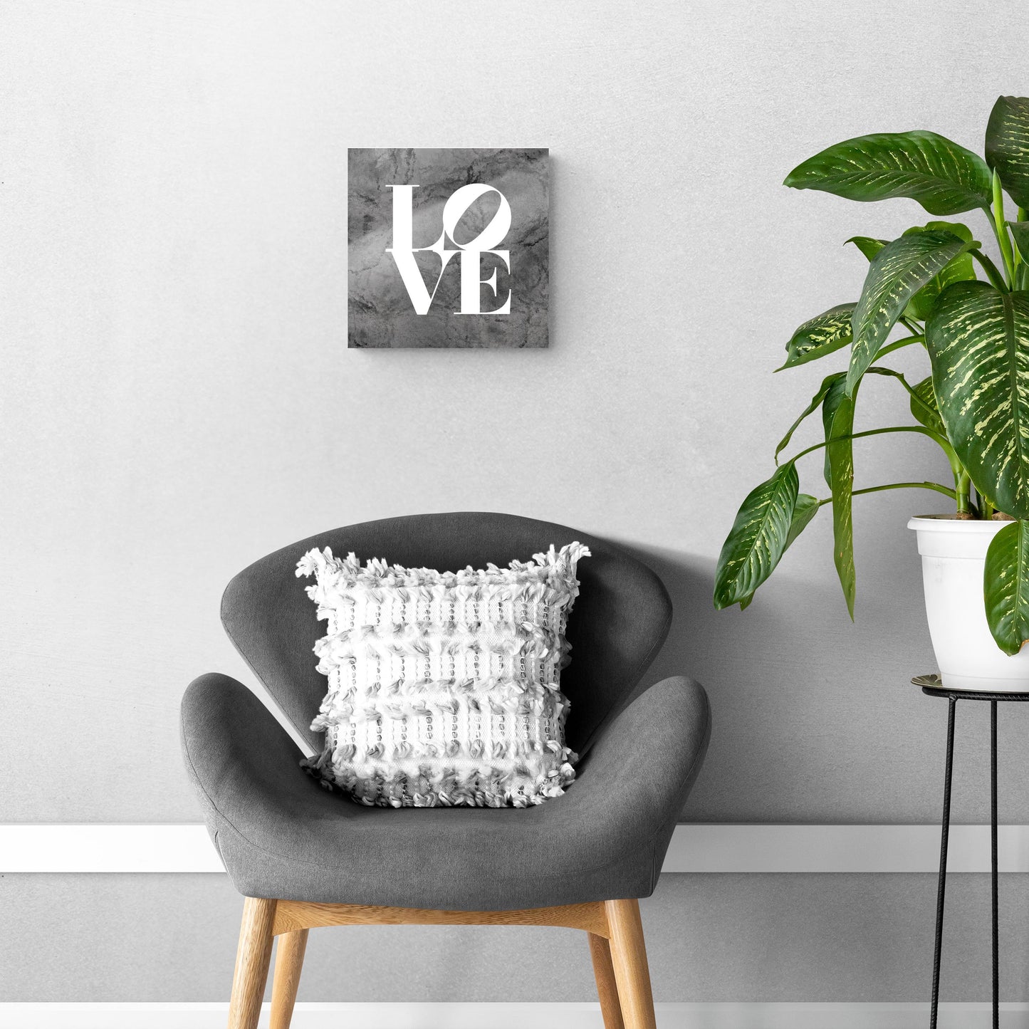 Minimalistic B&W Pennsylvania Love Dark | Hi-Def Glass Art | Eaches | Min 1
