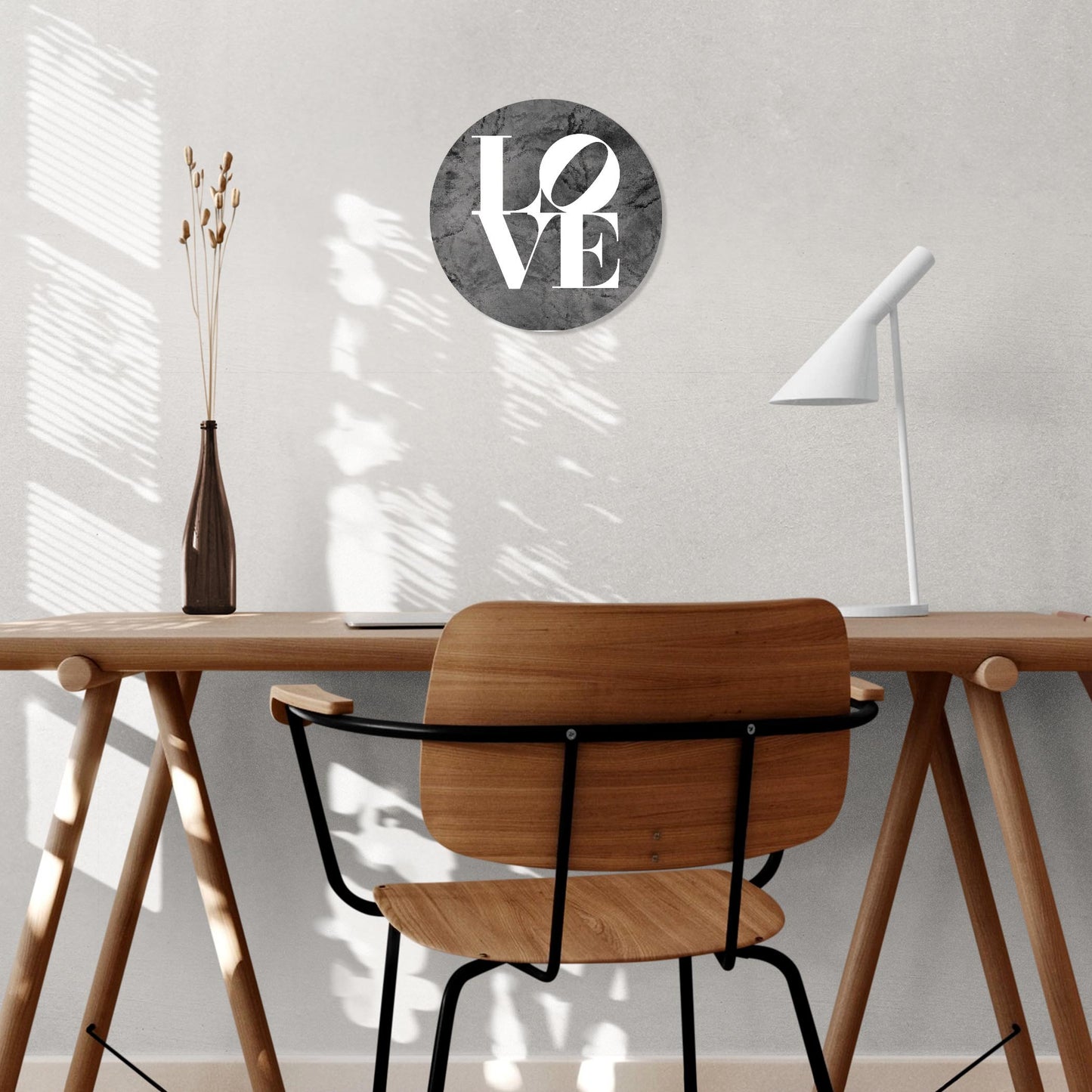 Minimalistic B&W Pennsylvania Love Dark | Wood Sign | Eaches | Min 1