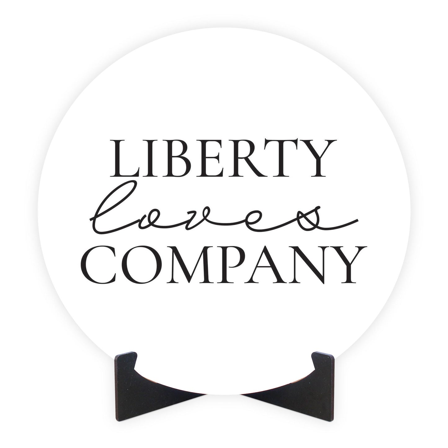 Minimalistic B&W Pennsylvania Liberty Quip | Wood Sign | Eaches | Min 1